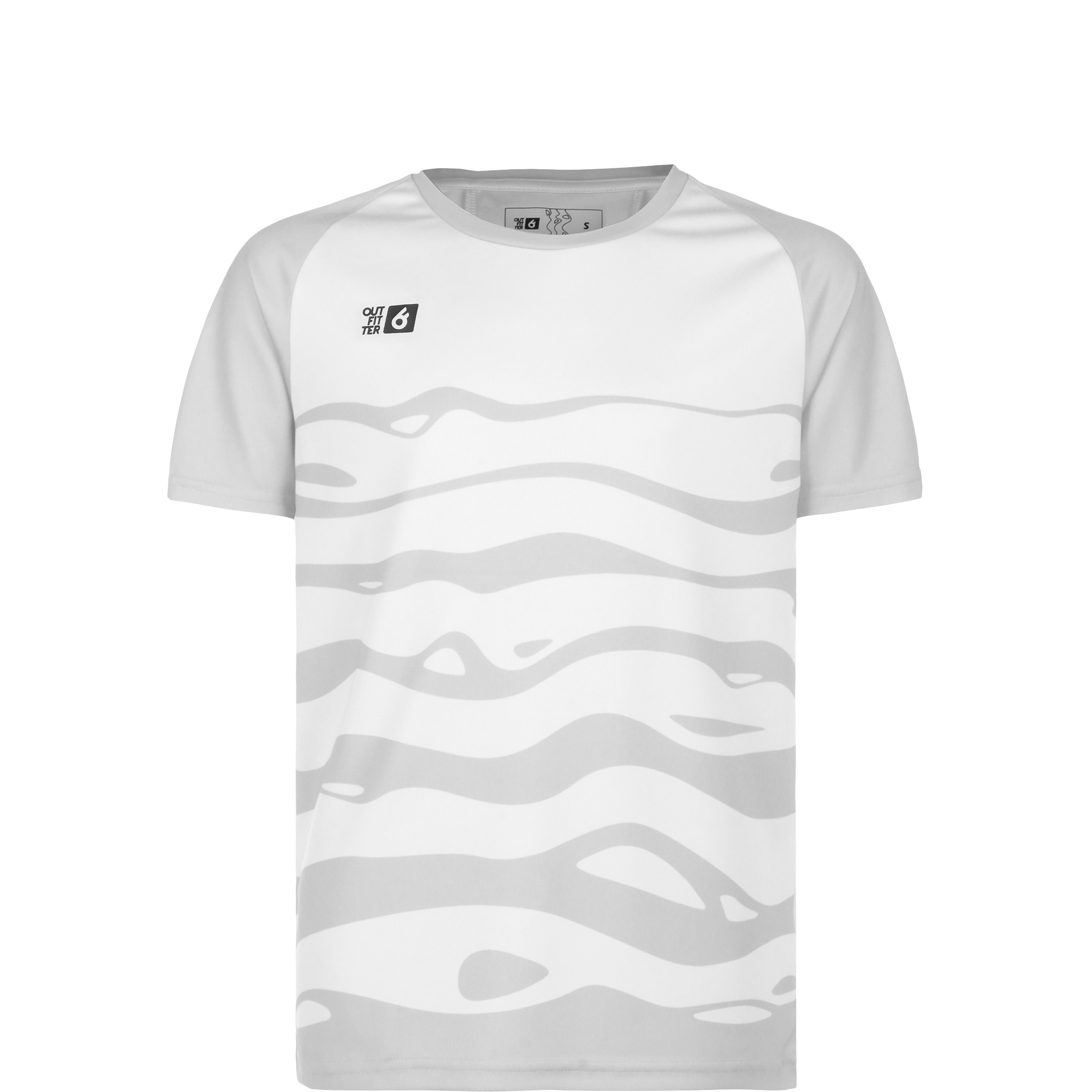Спортивная футболка OUTFITTER Trikot OCEAN FABRICS TAHI Match Jersey IKA, белый