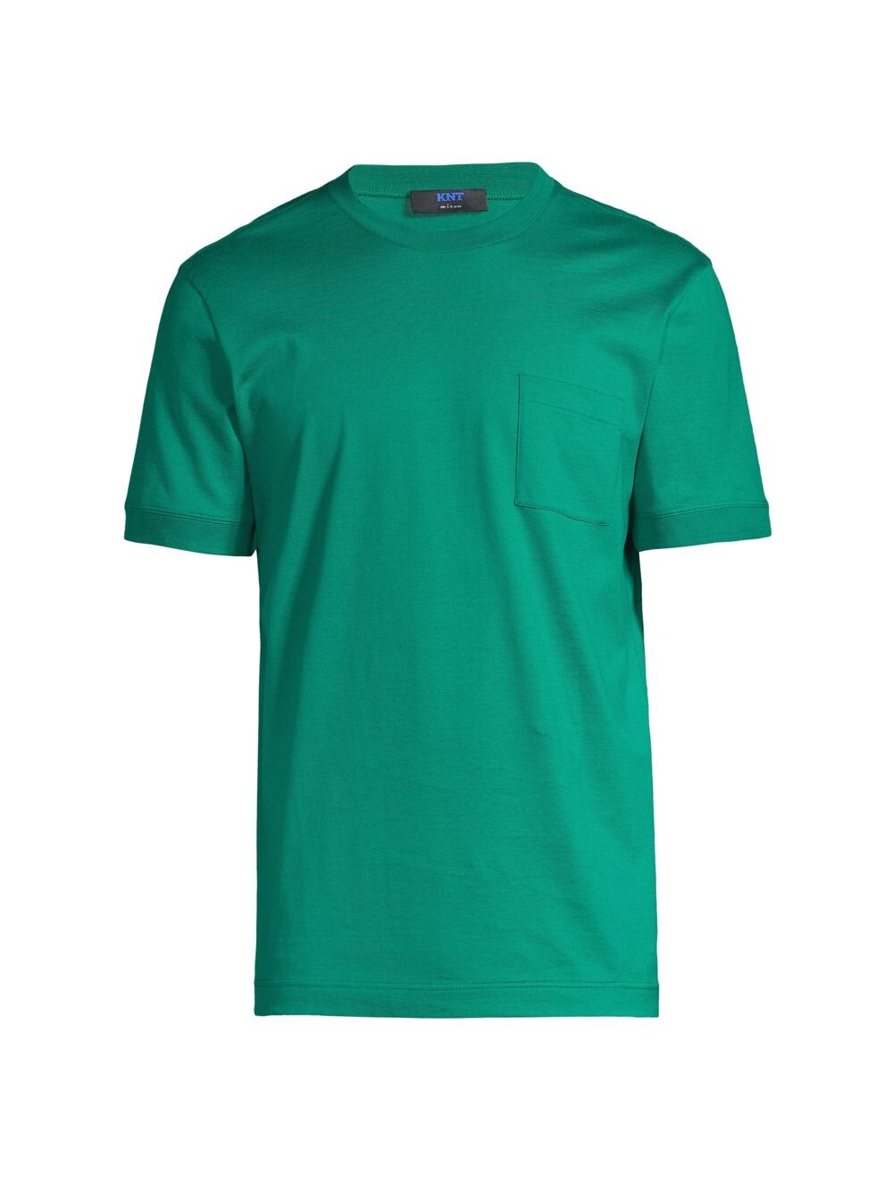 

Хлопковая футболка с круглым вырезом KNT by Kiton, зеленый