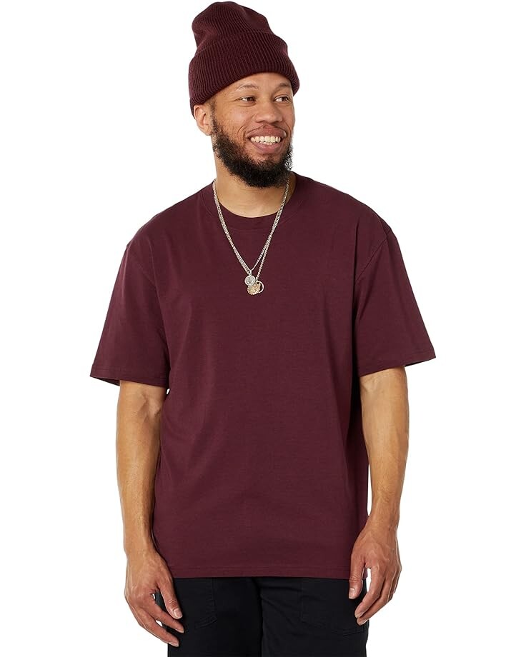 

Футболка LABEL Go-To Crew, бордовый