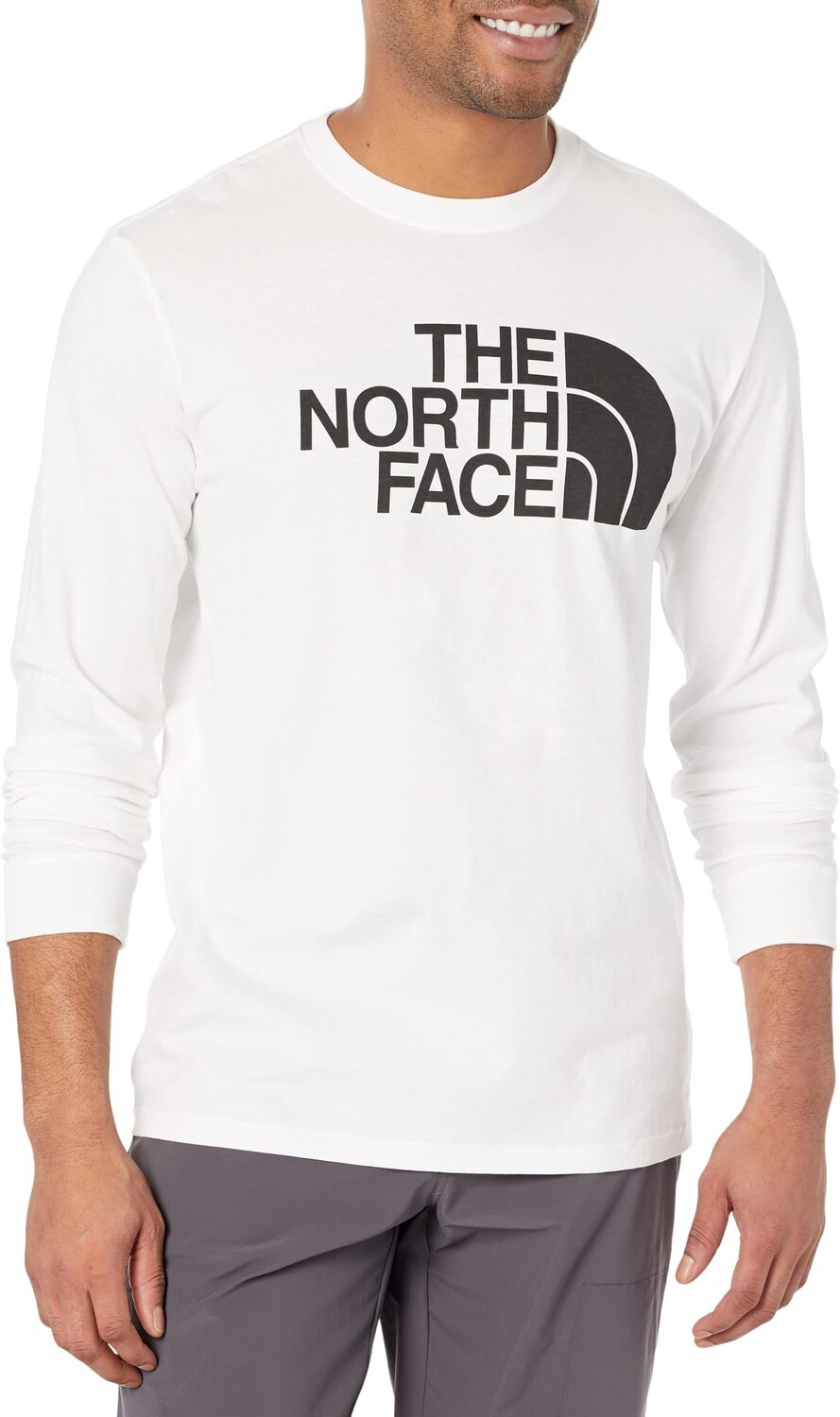 

Футболка с полукуполом и длинными рукавами The North Face, цвет TNF White/TNF Black