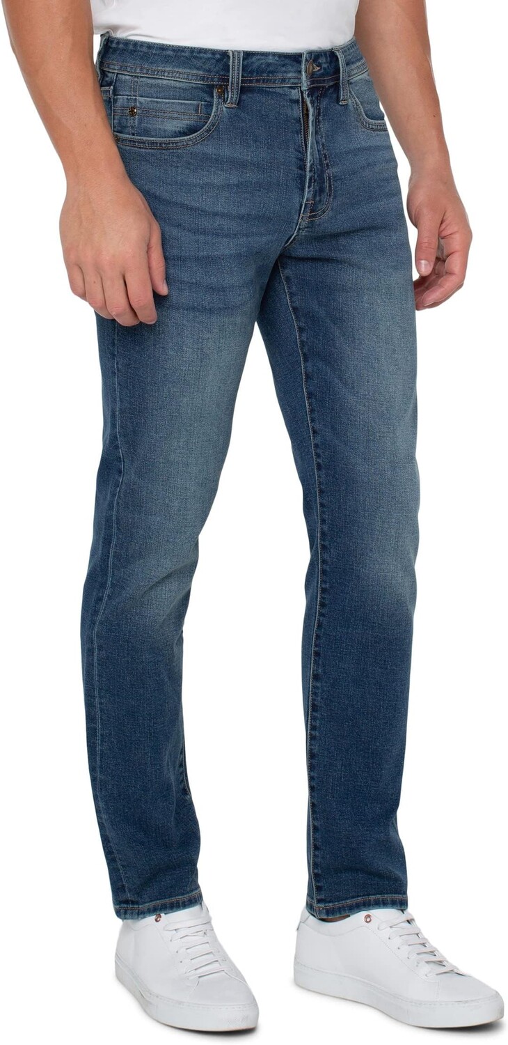 

Джинсы Kingston Modern Straight Vintage Wash Denim in Burlee Liverpool Los Angeles, цвет Burlee