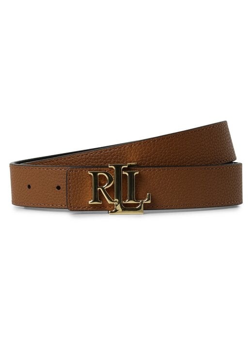 

Двусторонний кожаный ремень Lauren Ralph Lauren, коричневый