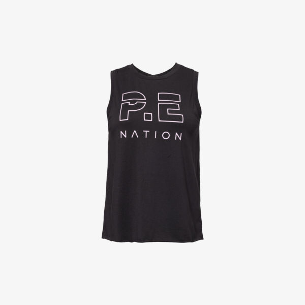 

Топ shuffle из органического хлопка с логотипом P.E Nation, черный