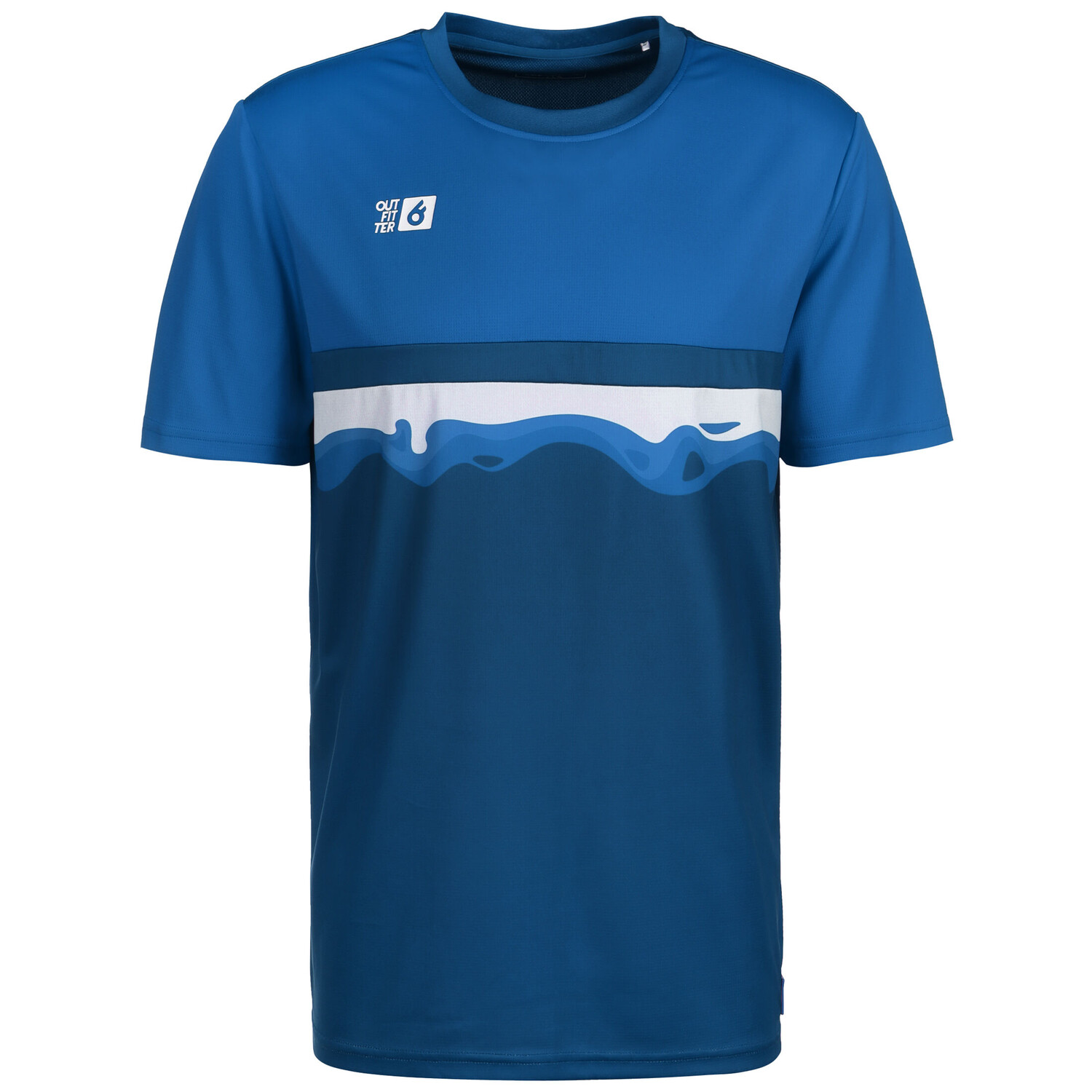 

Рубашка OUTFITTER Trainingsshirt OCEAN FABRICS TAHI, синий