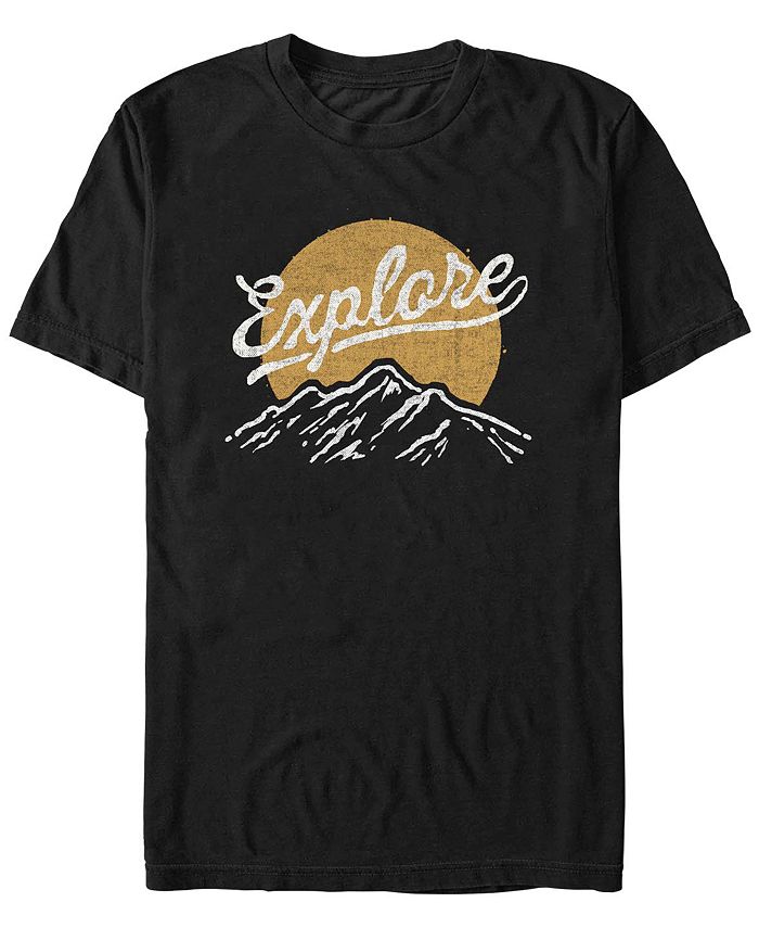 мужская футболка с коротким рукавом steve miller band burst fifth sun черный Мужская футболка Explore Trail с коротким рукавом Fifth Sun, черный