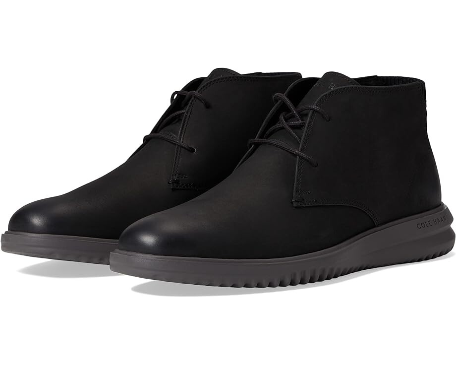 

Ботинки Cole Haan Grand+ Chukka, цвет Black Nubuck/Black