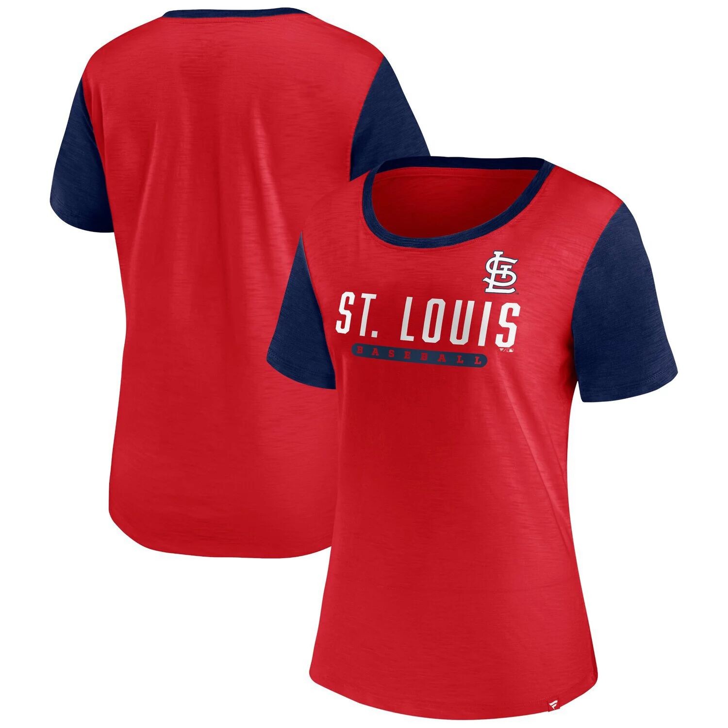

Женская красная футболка Fanatics с логотипом St. Louis Cardinals Mound Fanatics, Красный