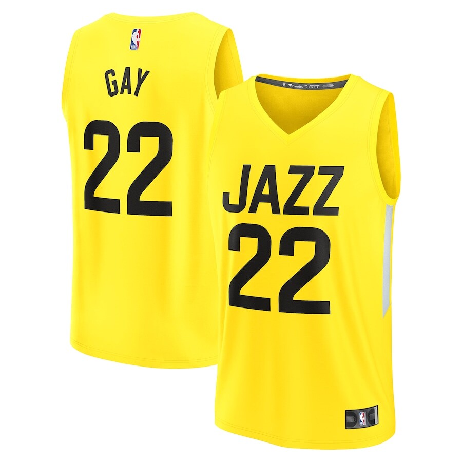 

Джерси Fanatics Branded Utah Jazz, желтый