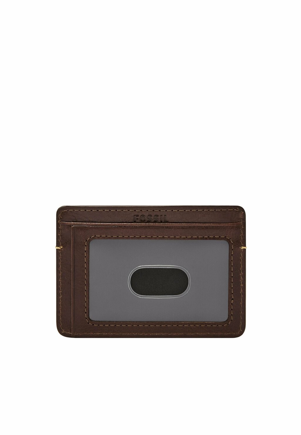 

Визитница Fossil, цвет dark brown