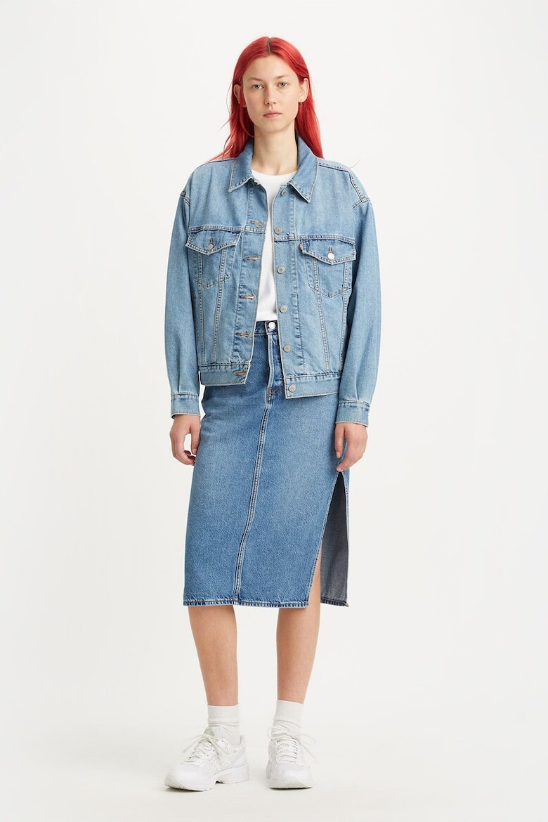 

Джинсовая юбка с разрезом по бокам Levi'S, синий