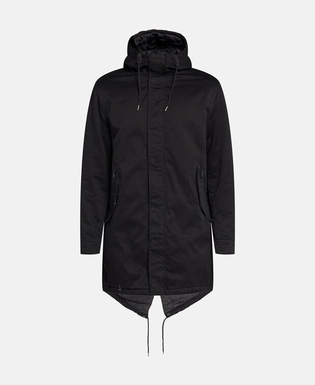 

Межсезонное пальто Superdry, черный