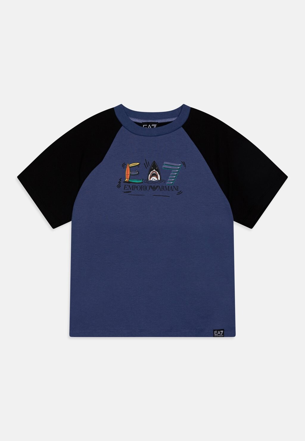 

Футболка с принтом Unisex EA7 Emporio Armani, цвет marlin