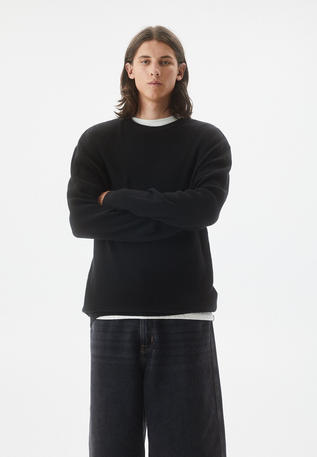 

Свитер PULL&BEAR, черный