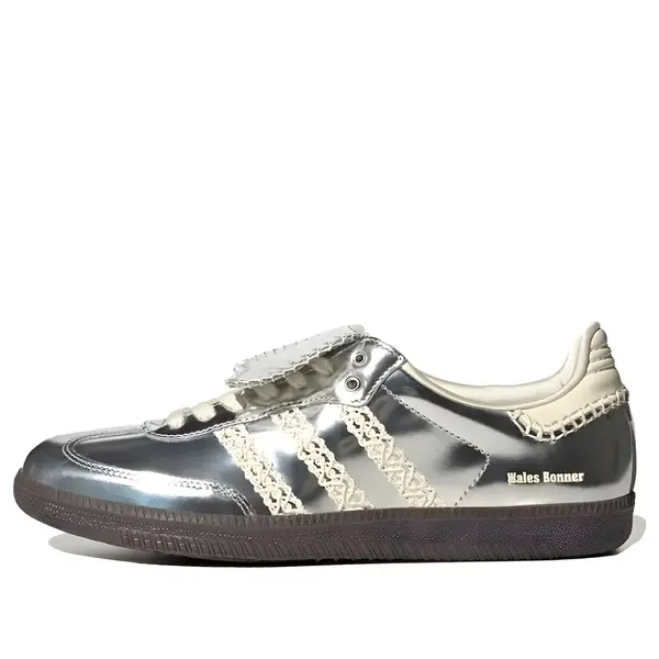 

Кроссовки adidas originals x Wales Bonner Samba 'Silver Metallic Gum', цвет silver/white /greone