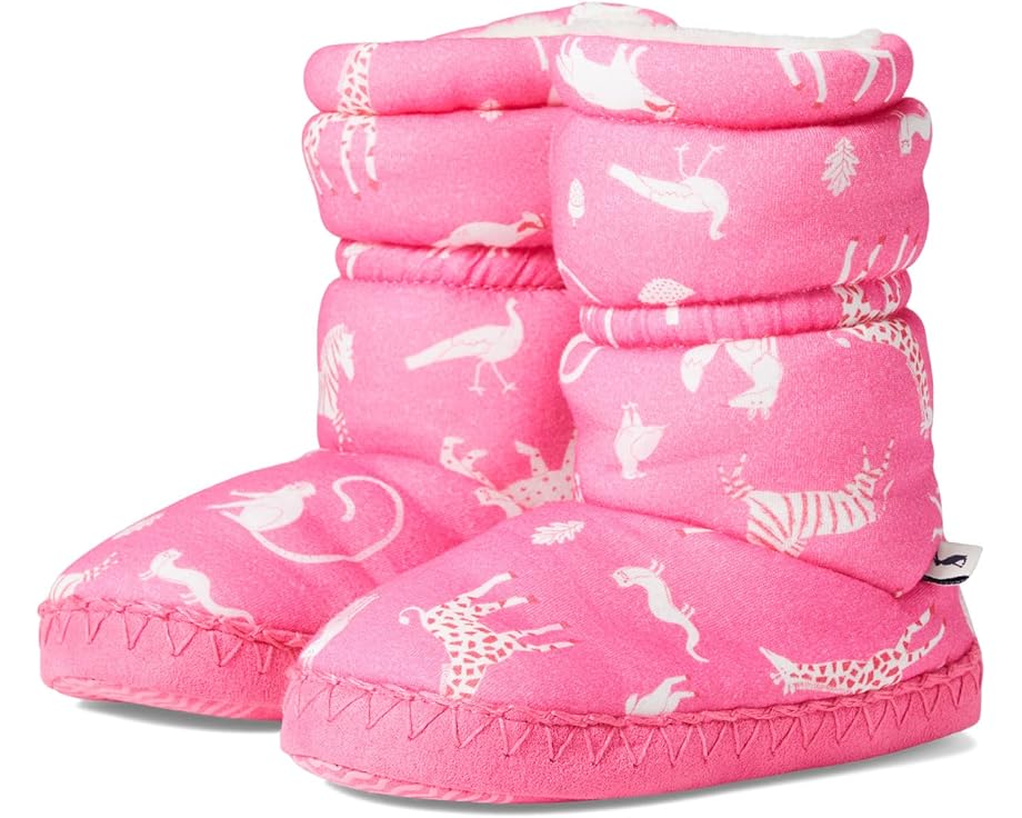 Домашняя обувь Joules Padabout Boot Slippers, цвет Pink Animals