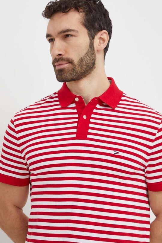 

Поло Tommy Hilfiger, красный
