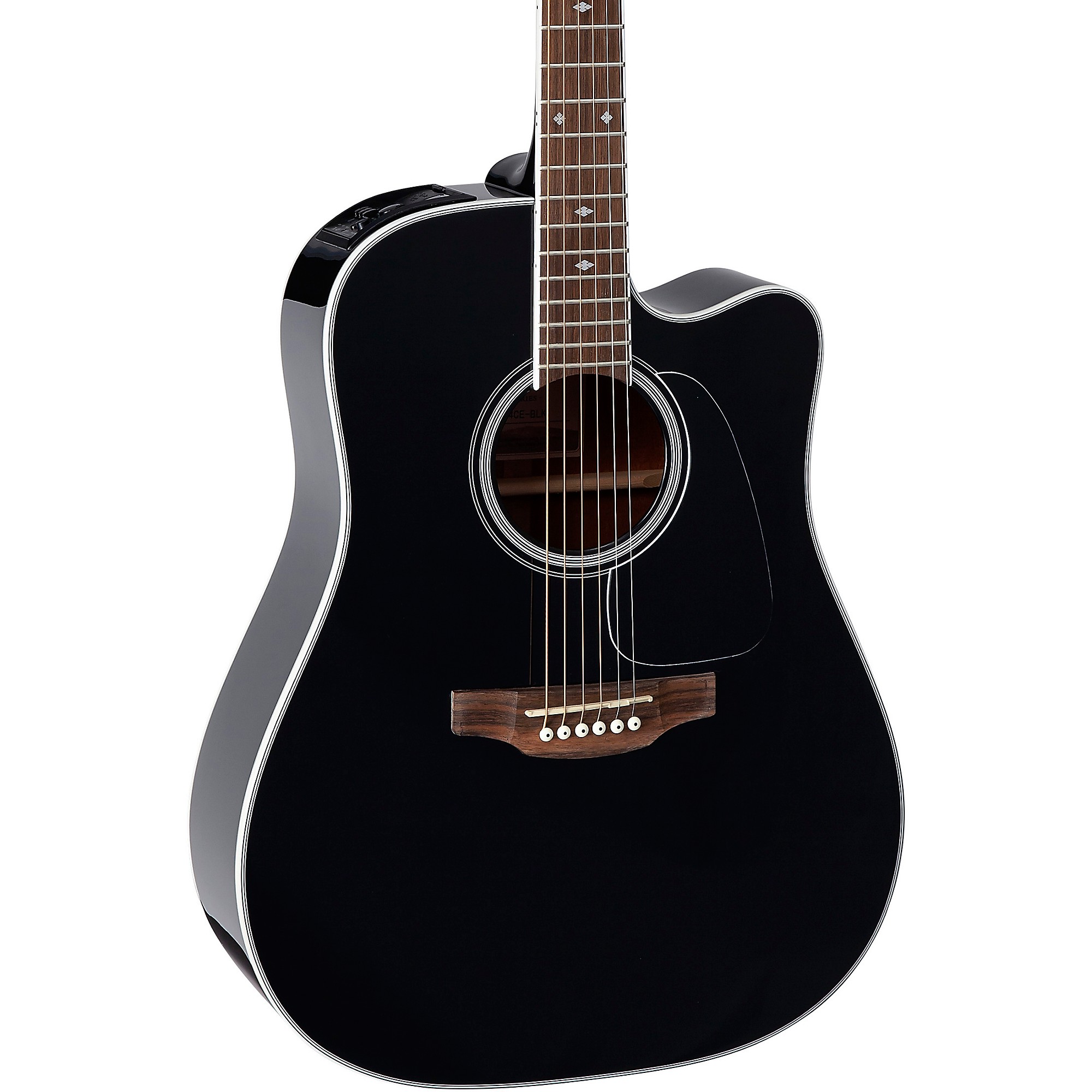 Акустически-электрическая гитара Takamine GD34CE Dreadnought, черная цена и фото