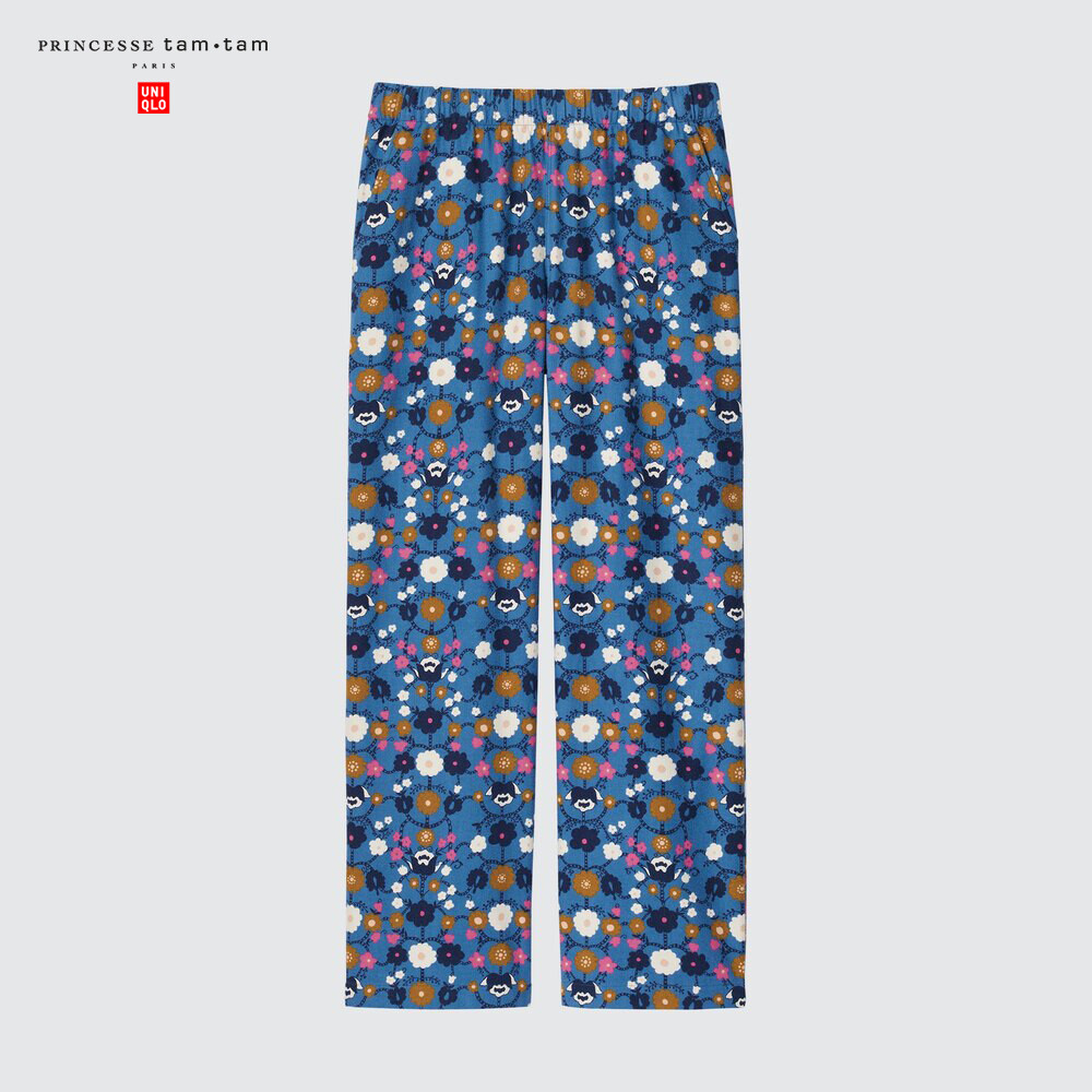 

Брюки Uniqlo фланелевые эластичные из коллаборации с дизайнером, синий
