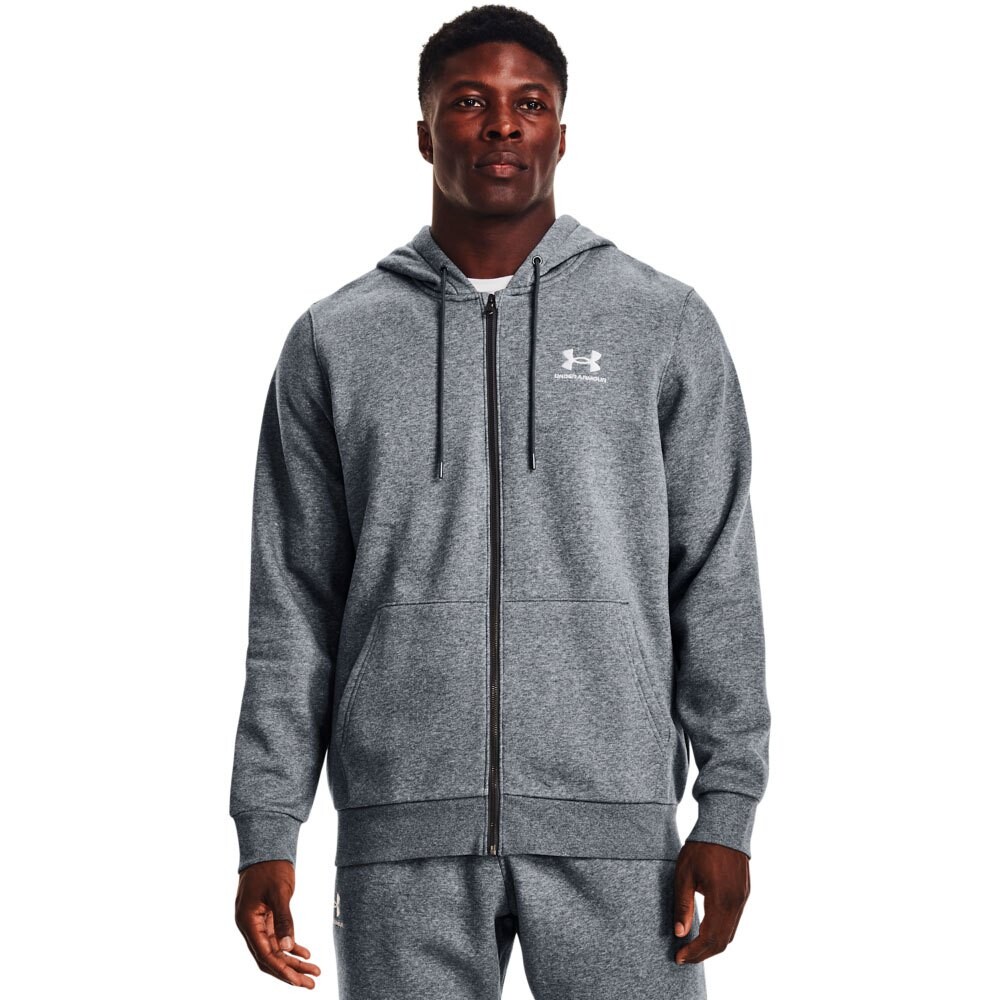 

Толстовка Under Armour Essential Fleece Full Zip, серый
