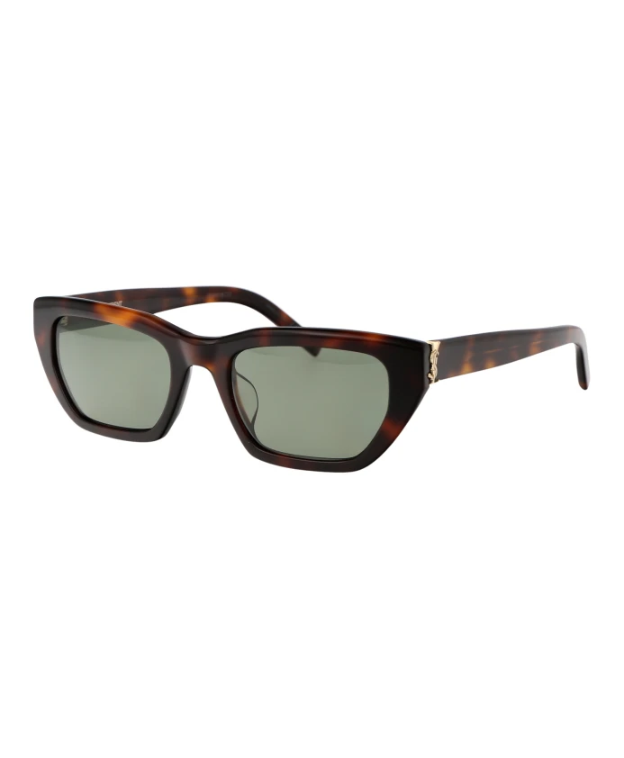 

Модные солнцезащитные очки sl m127 f Saint Laurent, коричневый