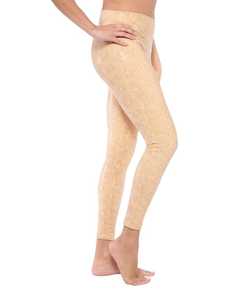

Брюки Electric Yoga Python Leggings, нюд