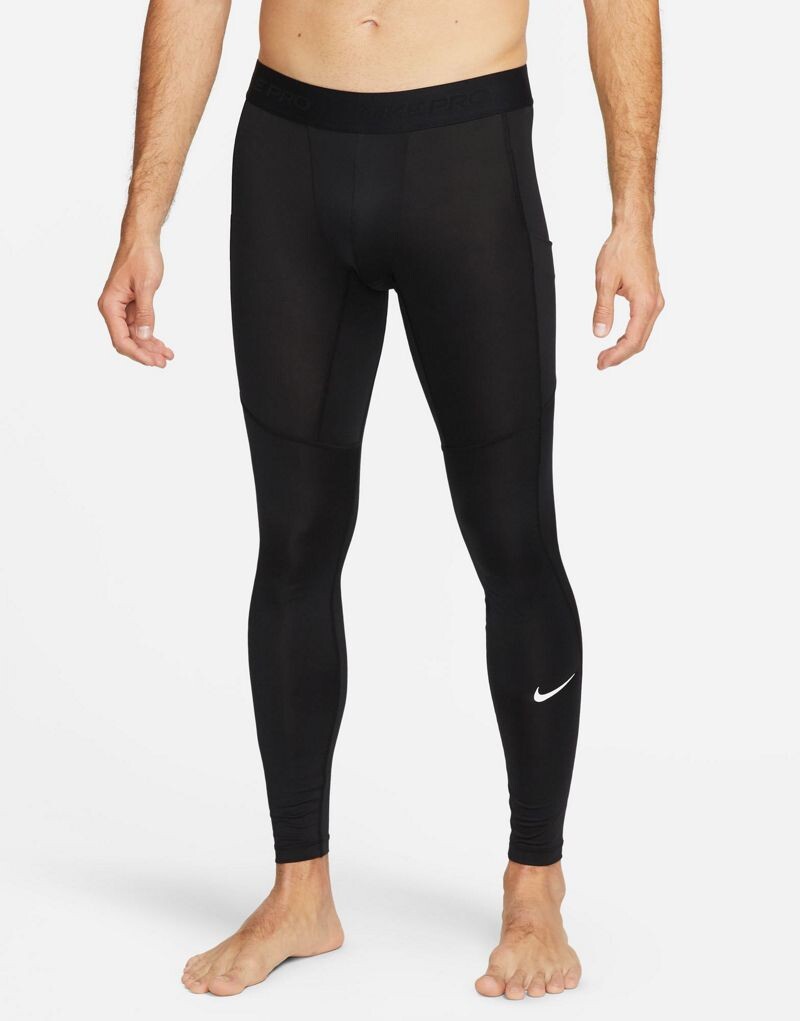 

Черные леггинсы Nike Dri-FIT