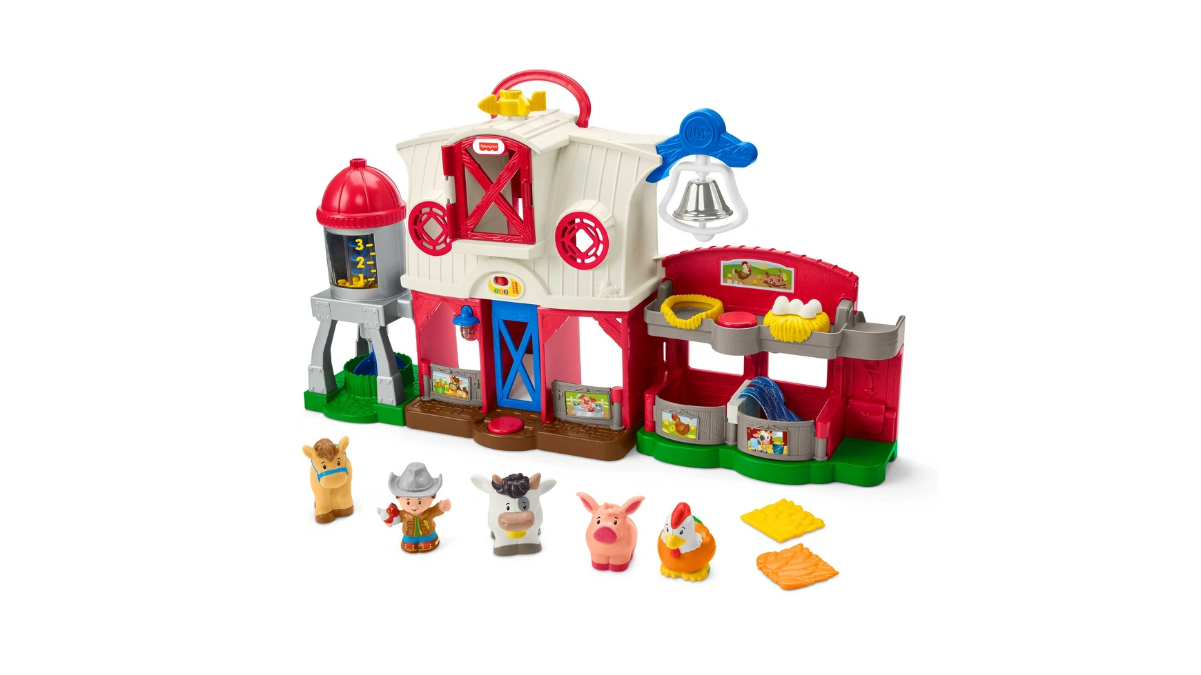 Ферма Fisher Price Little People, включая фигурки и игрушки для малышей