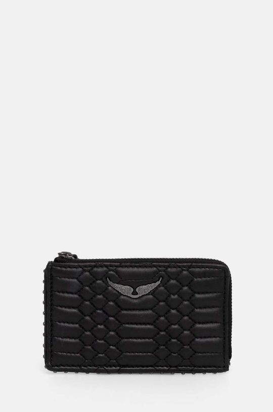

Кожаный кошелек Zadig&Voltaire, черный