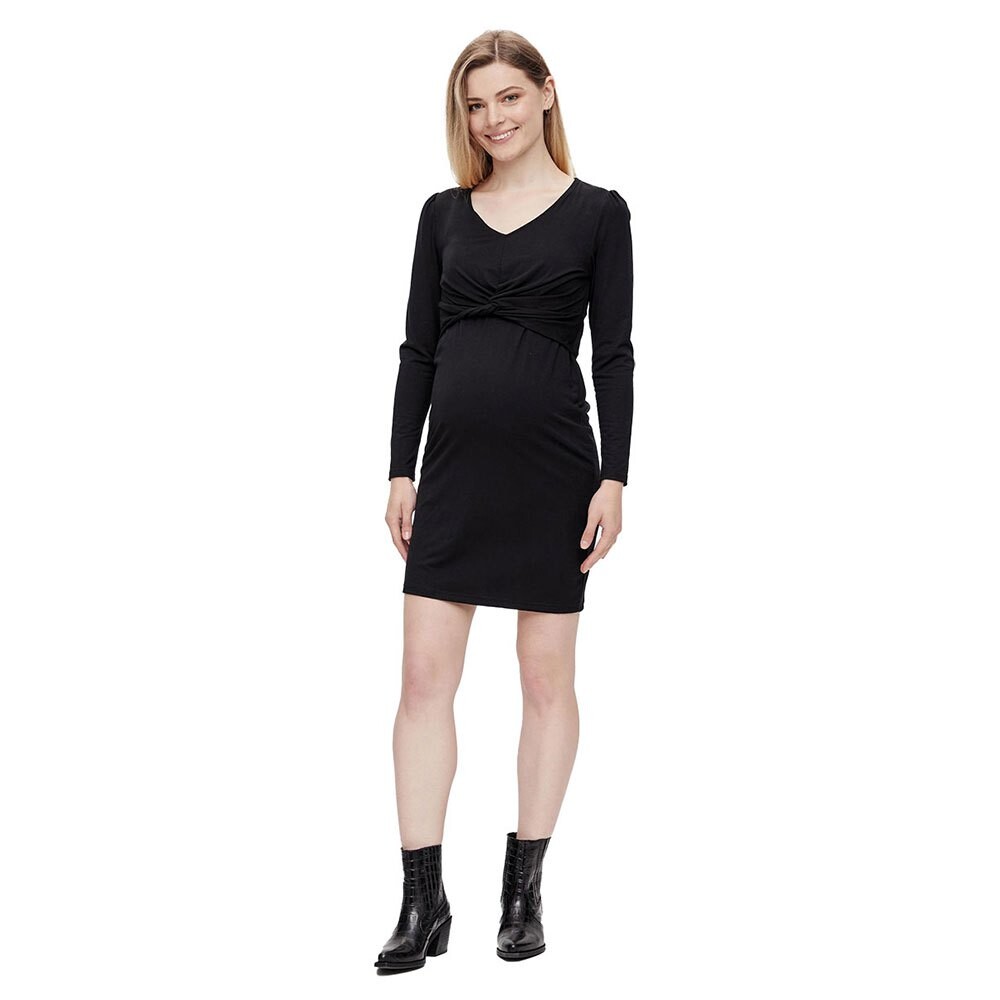 

Платье с длинным рукавом Mamalicious Macy Jersey Abk Maternity, черный