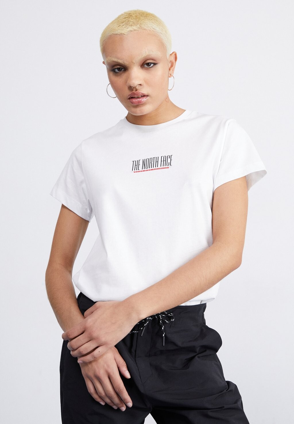 

Футболка с принтом TEE The North Face, цвет white
