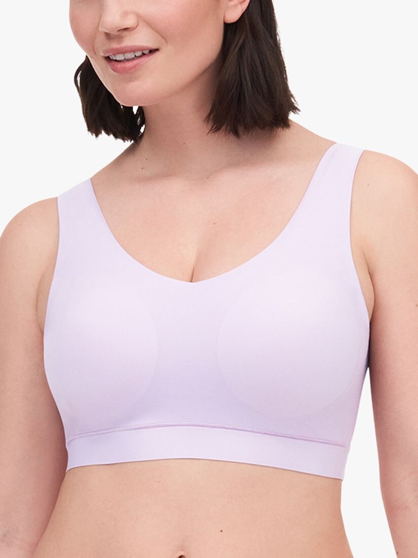 

Chantelle Soft Stretch Укороченный бюстгальтер с V-образным вырезом, лавандовый