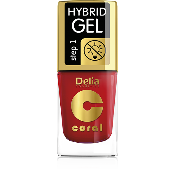 Гибридный лак для ногтей Delia Coral Hybrid Gel, 11 мл
