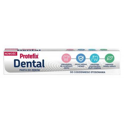 цена Зубная паста Dental, 75 мл Protefix