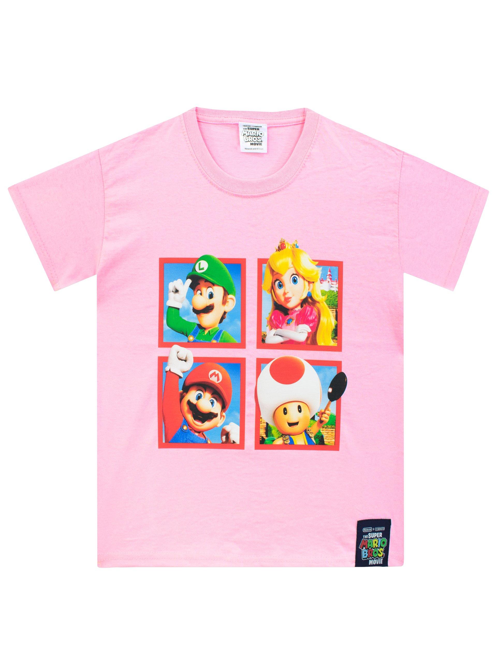 Футболка «Принцесса Персик» Super Mario, розовый 1 шт распродажа воздушные шары из фольги в стиле super mario bros аниме фигурка марио луиджи мультяшные аксессуары для украшения вечеринки на хэ