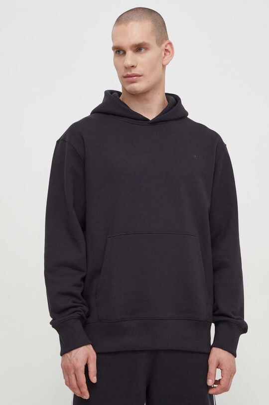 

Хлопковая толстовка Contempo French Terry Hoodie adidas Originals, черный