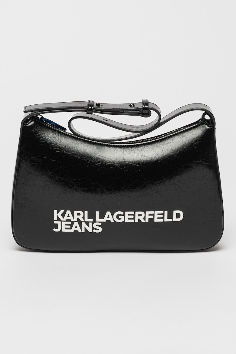

Сумка из экокожи с логотипом Karl Lagerfeld, черный