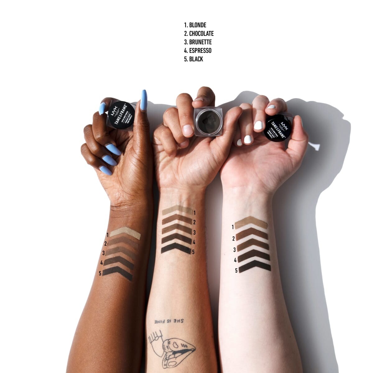 

Помада для бровей Tame Рамка 02 Шоколад 5 г NYX PROFESSIONAL MAKEUP