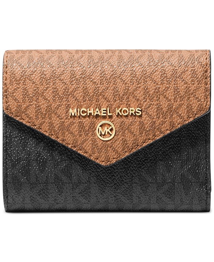 

Кошелек с подвеской-логотипом Jet Set Michael Kors, коричневый