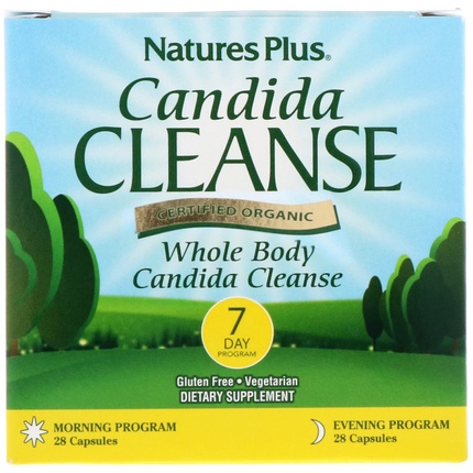 7-дневная программа Candida Cleanse, 28 капсул, 2 шт., Nature'S Plus