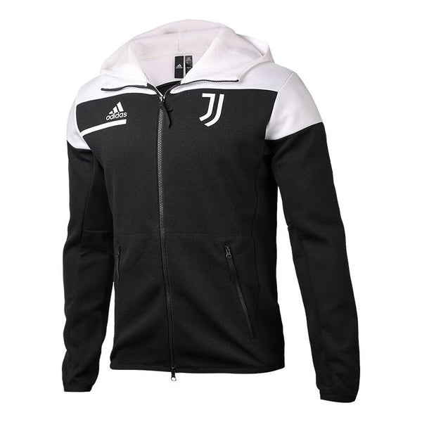 Куртка adidas Juve Zne 20-21 Season Juventus Soccer/Football Sports Jacket Black, черный куртка adidas juve windbreakr juventus soccer football training sports hooded logo black черный