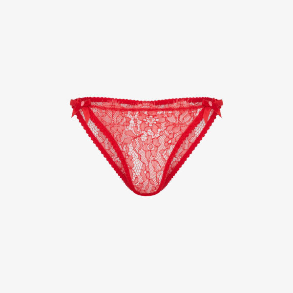 

Кружевные трусы Lorna средней посадки Agent Provocateur, красный
