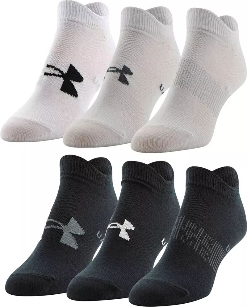 

Женские носки Under Armour Essential 2.0 No Show — 6 шт., черный