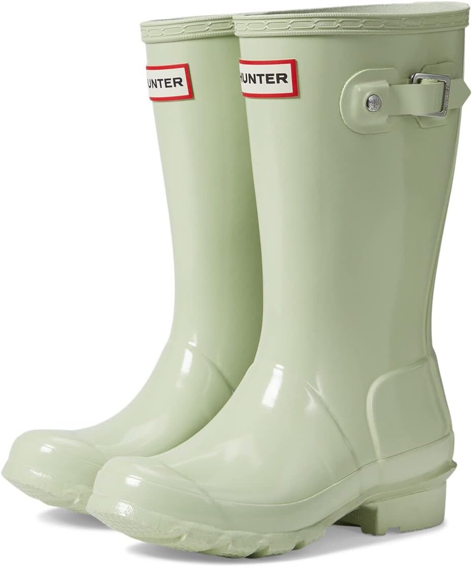 

Ботинки Hunter Kids Original Kids' Gloss Rain Boot, цвет Muffled Green