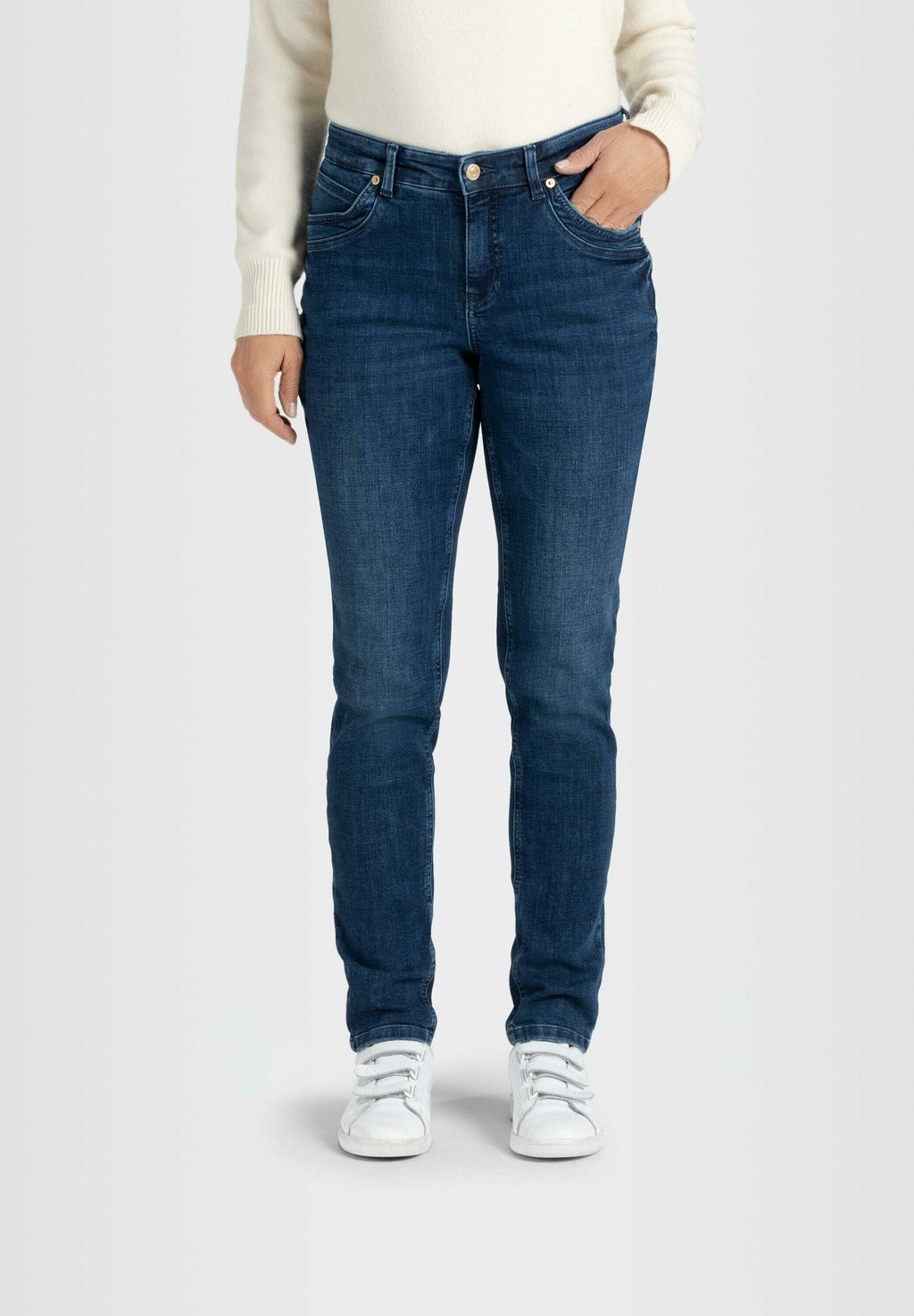 Узкие джинсы MAC Jeans, синий