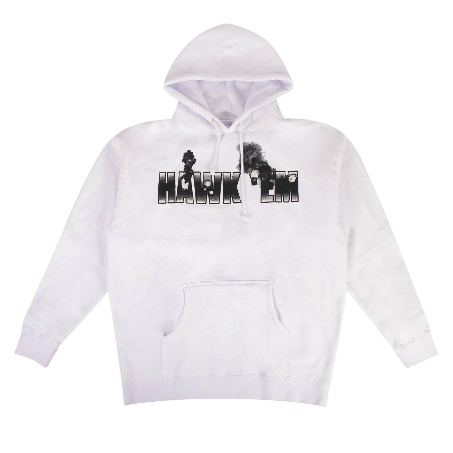 

Толстовка с капюшоном Vlone x Pop Smoke Hawk Em, цвет Белый