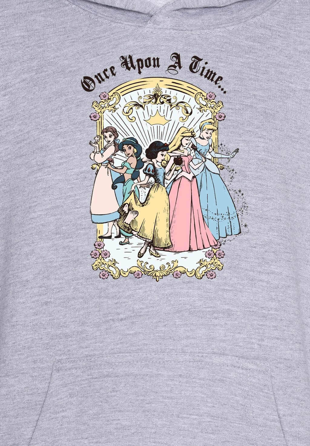 

Толстовка с капюшоном DISNEY PRINCESSES VINTAGE GROUP Disney, цвет Mottled Light Grey