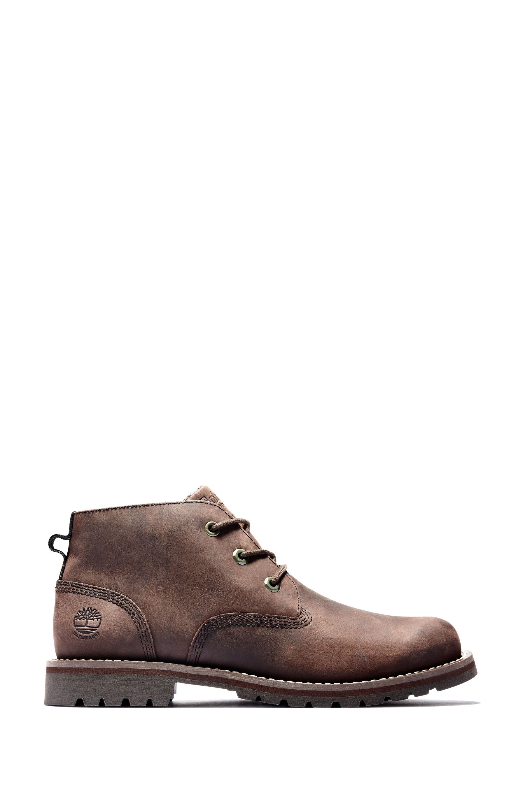 Кожаные водонепроницаемые ботинки чукка Larchmont II Timberland, коричневый ботинки чукка bradstreet timberland коричневый