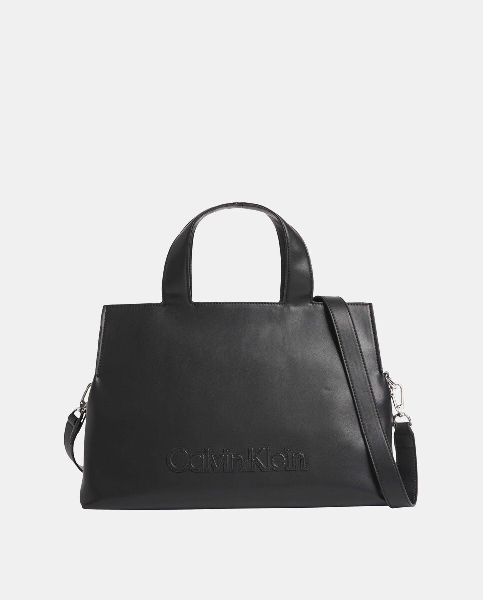 

Черная сумка через плечо на молнии Calvin Klein, черный