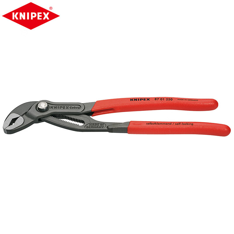 KNIPEX K.87 01 250 Высокотехнологичные клещи Cobra для водяных насосов (полированная головка, нескользящая пластиковая ручка) 8701250