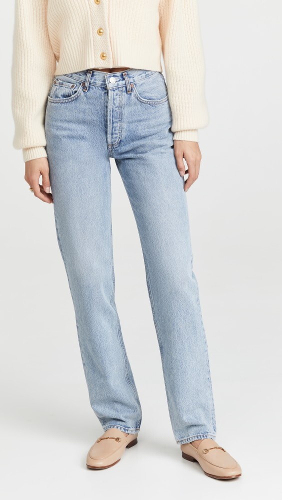 

Джинсы AGOLDE Lana Mid Rise Straight